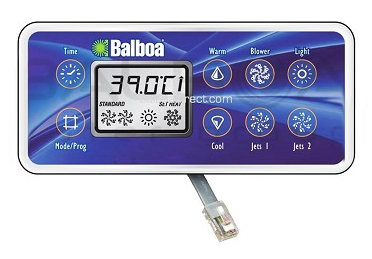 Balboa kontrol panel og display